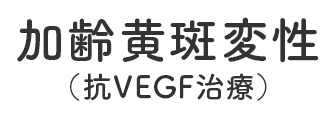 加齢黄斑変性（抗VEGF治療）